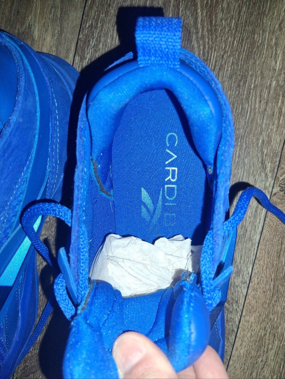 Cardi B blue Reeboks Club C - Picture 5 of 5